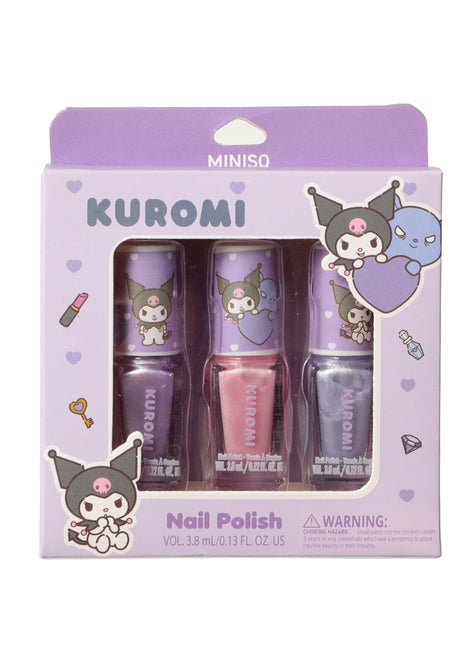 Sanrio characters Nail Polish Set(Kuromi)