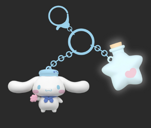 Cinnamoroll Beach Series LED Light-up Keychain