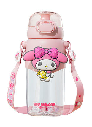 Sanrio?characters Water Bottle with Spout Lid (600mL)(My Melody)