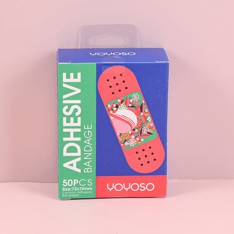 50 pieces of contrast series waterproof bandage