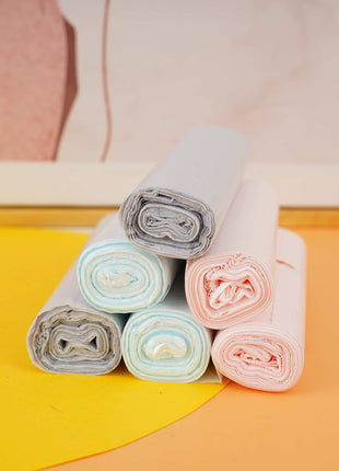 6 macaron garbage bags