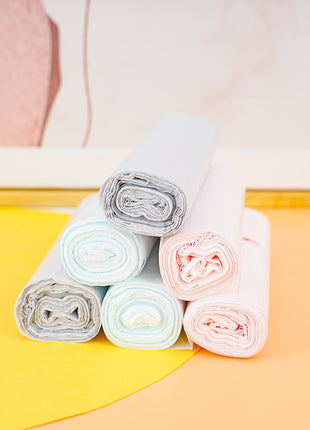 6 macaron garbage bags