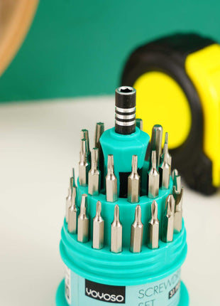 Screwdriver set of 31 pieces