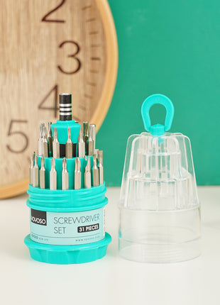 Screwdriver set of 31 pieces