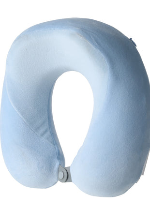 Dual Color Memory Foam U Shaped Neck Pillow(Blue)