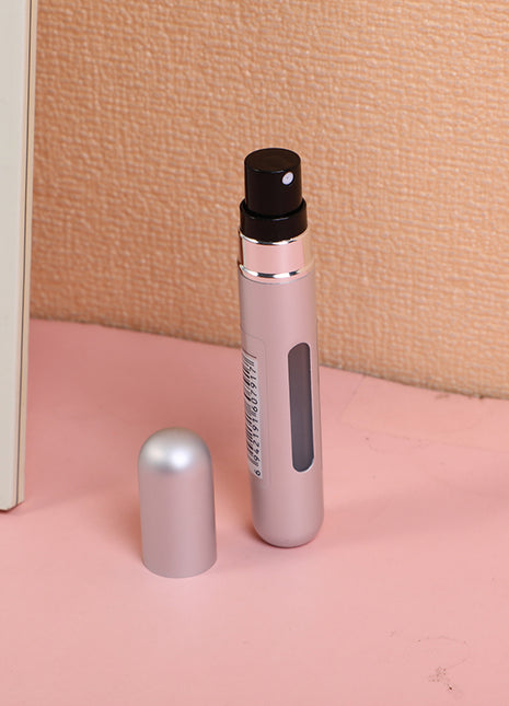 Primer Perfume Bottle 10ml - Frosted Silver