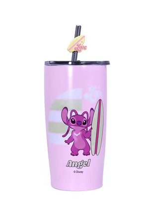 Disney Lilo & Stitch Collection Steel Tumbler with Straw (530mL)(Angel)