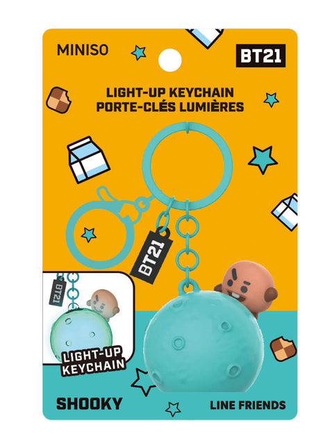 BT21 Collection Light-up Keychain(SHOOKY)