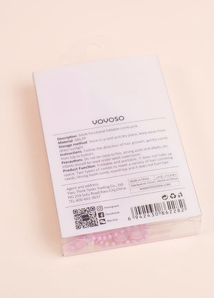Multifunctional folding comb - pink