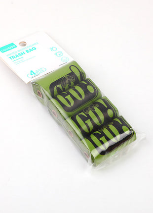 Print GO! Degradable garbage bags 4 pcs - green