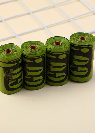 Print GO! Degradable garbage bags 4 pcs - green