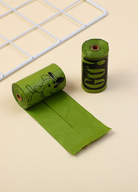 Print GO! Degradable garbage bags 4 pcs - green