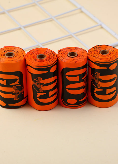 Print GO! 4 degradable garbage bags - orange