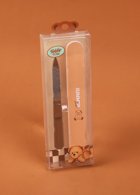 TEDDY ISLAND series manicure set 2 pieces