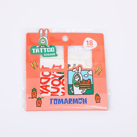 TOMARMON Tattoo Stickers - Orange Green