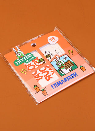 TOMARMON Tattoo Stickers - Orange Green
