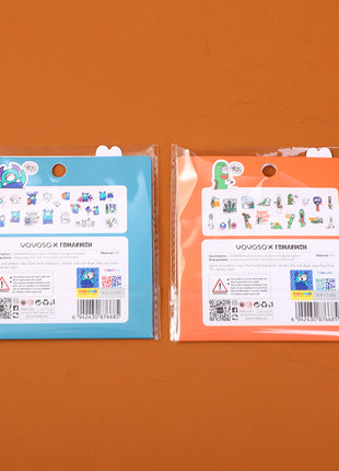 TOMARMON Tattoo Stickers - Orange Green