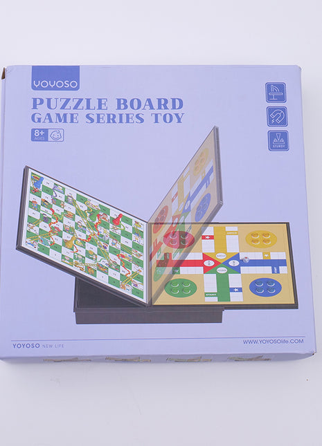2-in-1 flying chess snake chess with magnetic 5129