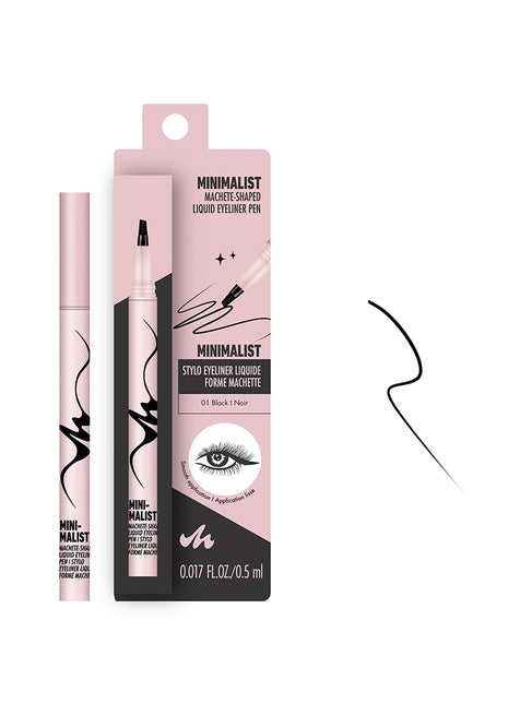 Minimalist Machete-Shaped Liquid Eyeliner Pen(01 Black)