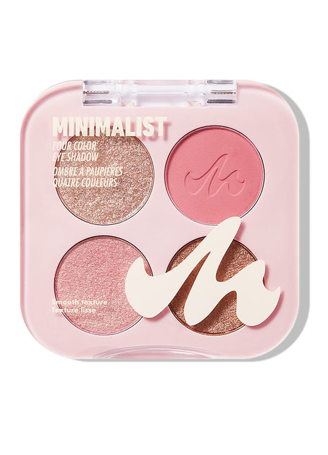 Minimalist 4-Shade Makeup Palette(Pink & Brown)