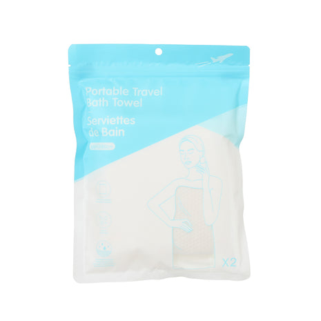 Portable Travel Bath Towel (2 pcs)
