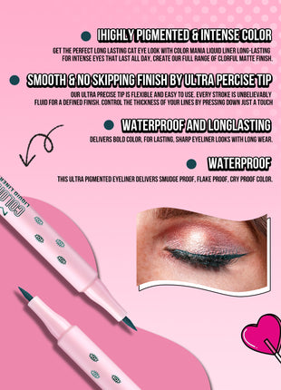 MISSILYN COLOR MANIA LIQUID LINER LONG LASTING 04, 4 forest forever