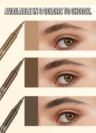 BROW CHICKA WOW WOW liquid eyebrow liner long lasting, 3 blondie