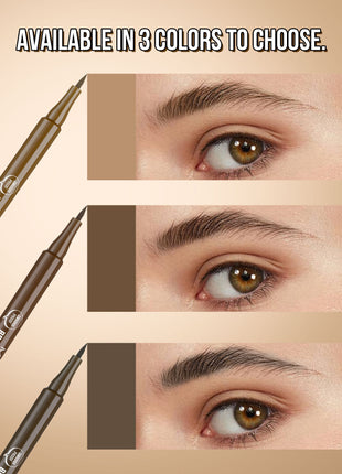 BROW CHICKA WOW WOW liquid eyebrow liner long lasting, 4 brownie