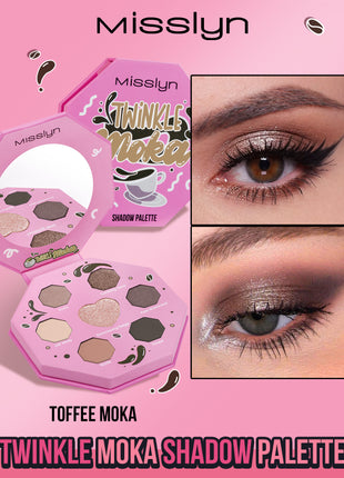 Twinkle Moka Shadow Palette, 1 Toffee moka