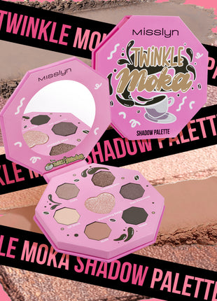 Twinkle Moka Shadow Palette, 1 Toffee moka