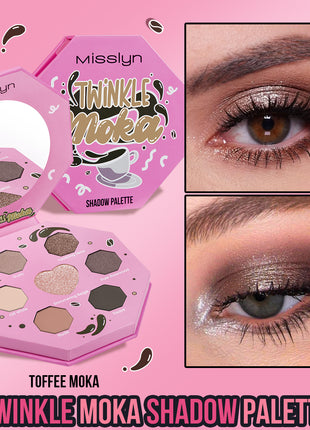Twinkle Moka Shadow Palette, 1 Toffee moka