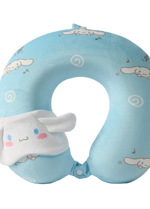Cinnamoroll Memory Foam Neck Pillow with Sleep Mask