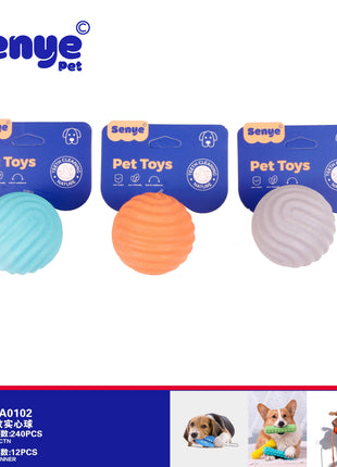 Patterned solid ball