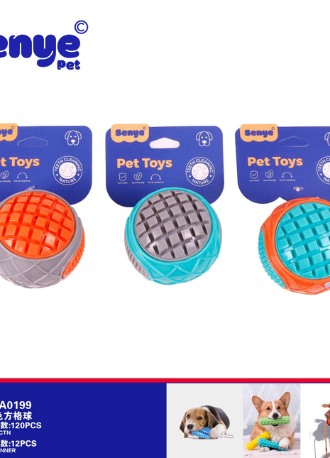 Color-blocked checkered balls