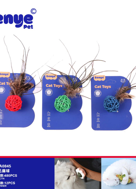 Chicken feather rattan ball