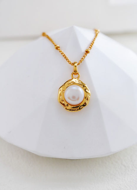 S925 Silver Pearl Ring Necklace D0451/J0329