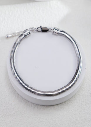 S925 Silver Snake Necklace X0013/SL0088