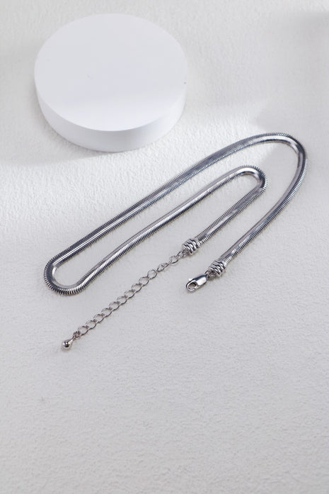S925 Silver Snake Necklace X0013/SL0088