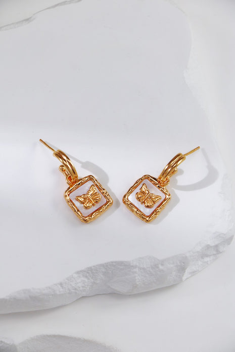 S925 Silver Butterfly Earrings CE0242