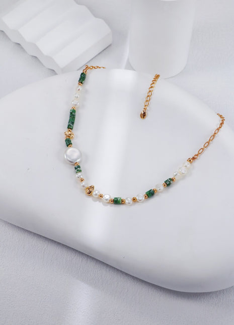 S925 Silver Tiger Eye Necklace D0507