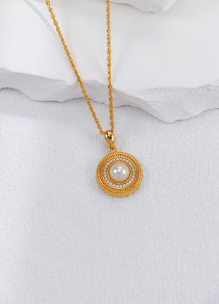 S925 Silver Pearl Zircon Studs CE0258