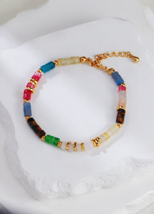 S925 Silver Rainbow Pearl Necklace D0515