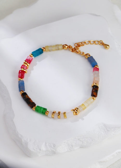 S925 Silver Rainbow Pearl Necklace D0515