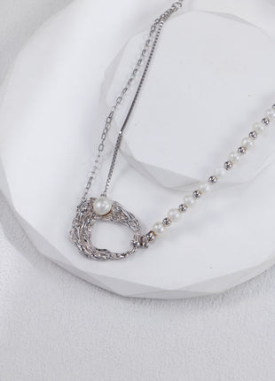 S925 Silver Pearl Earrings CE0250