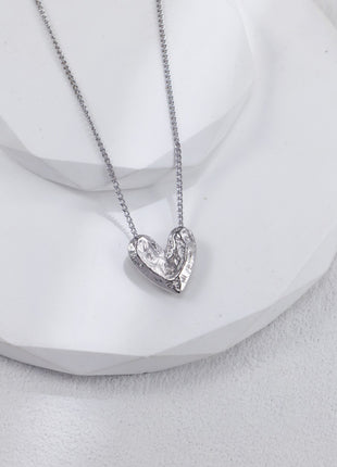 S925 Silver Love Necklace D0306