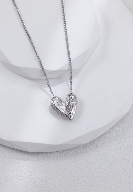 S925 Silver Love Necklace D0306
