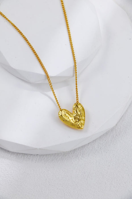 S925 Silver Love Necklace D0306