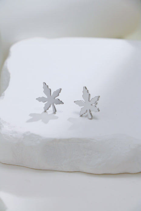 S925 Silver Maple Earrings CE0240