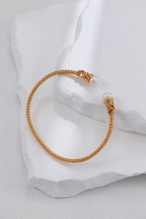 S925 Silver Pearl Bracelet SL0106