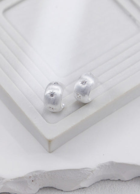 S925 Silver Wire-set Zircon Earrings CE0284